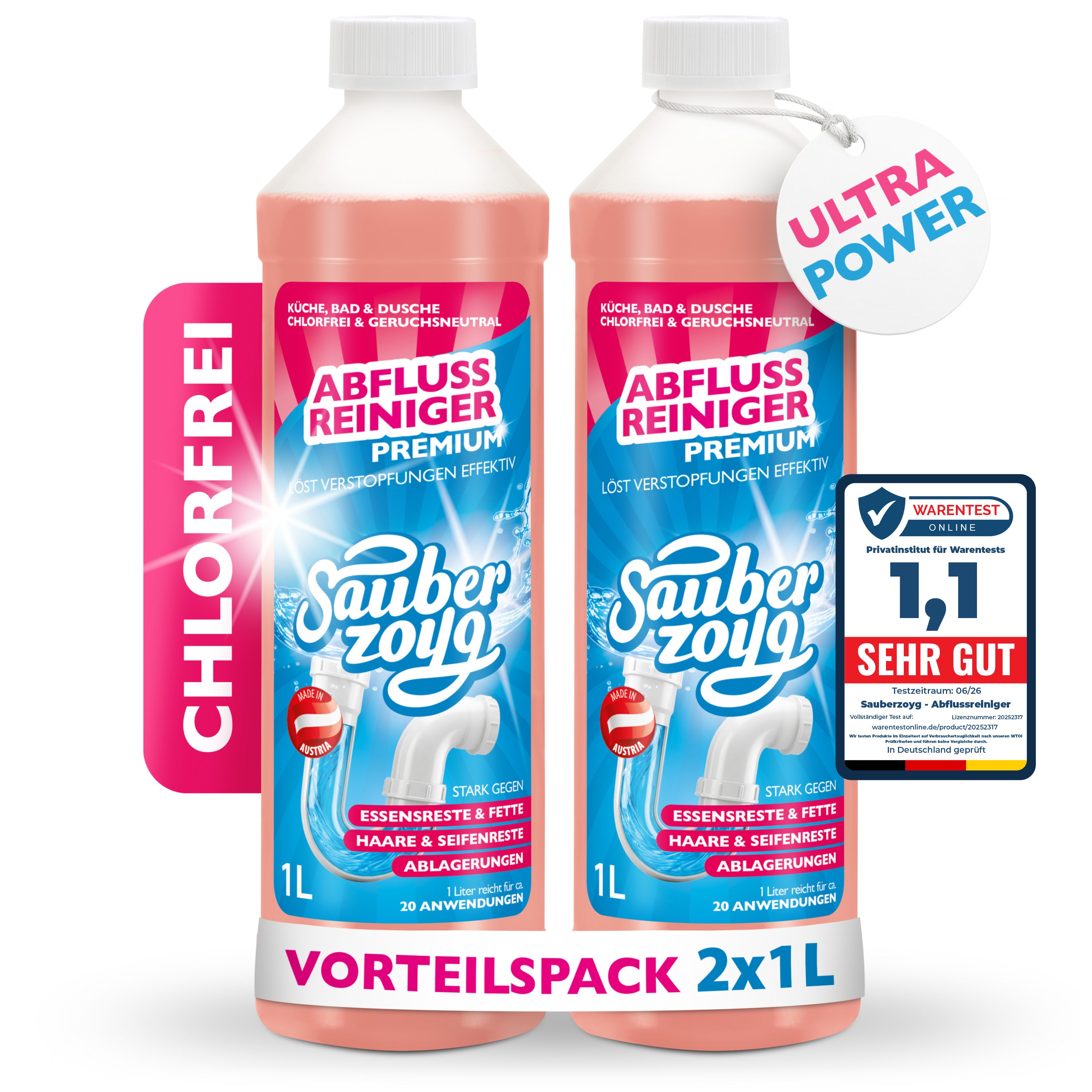 Abflussreiniger 2er Pack